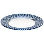 Villeroy & Boch - Boston col. Blue Charger Plate, exquisitely Designed, Beautifully Shaped Dinner Plate with Blue Accent, Crystal