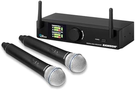 Samson Concert XD2 Two Channel Digital Wireless Handheld System - Great for Singers, Presenters, Worship Leaders and Karaoke