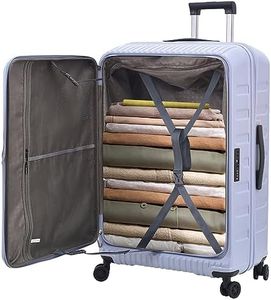 Kaleenie 29 Inch Luggage with Expansion & Side Opening Design, 50*31(35)*76cm, 117L~133L, 4.6Kg, Ligthweight ABS+PC Hardshell Checked Suitcase, TSA Lock & YKK Zipper with HINOMOTO Wheels, Lilac Purple