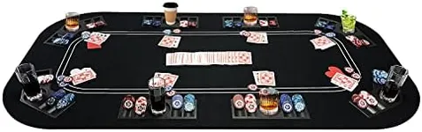 YUZPKRSI 3 in 1 Poker Table Top, Te