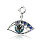 FOURSEVEN See No Evil Charm Pendant - Fits in Bracelets, Chains and Necklace - 925 Sterling Silver Jewellery for Men and Women (Best Gift for Him/Her)