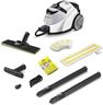 Kärcher SC 5 EasyFix Steam Cleaner with hot water connection, steam pressure: 4.2 bar, heating time: 3 min, area: approx. 150 m², tank: 0.5 l + 1.5 l, incl. floor cleaning set EasyFix and nozzles