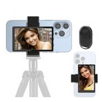 OmniMaster Phone Vlog Selfie Monitor Screen, Magnetic Phone Holder Clip Mount, Using Rear Camera for Selfie Vlog Live Stream TikTok, Instagram, YouTube, iPhone & Android Phone Compatible