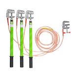 LANGZDHE 5KV high-voltage grounding wire, grounding rod, 25 square copper wire distribution room grounding clip, 16 square copper wire soft copper wire.