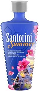 Tanovations SANTORINI SUMMER skin softening dark tanning Intensifier tanning bed lotion, 11 ounce