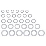 30 Pair Lock Washer Wedge Lock Washers Manganese Steel M8/M10/M12/M16/M20 Shakeproof Quick Speed Locking Washer Anti-Loose Washer Assortment Kit