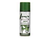 Spray to Plastic Paint Professional Finish Smooth Durable Spray Paint 400ml Gloss (Green)