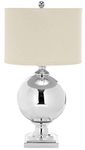 SAFAVIEH Lighting Collection Icott Modern Mercury Glass 28-inch Bedroom Living Room Home Office Desk Nightstand Table Lamp (LED Bulb Included)