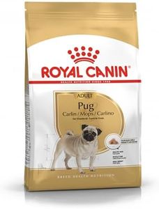 Royal Canin Pug Adult Dry Dog Food, Meat Flavor, 3 Kg,Pack of 1