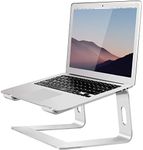 Orionstar Laptop Stand Aluminum Laptop Riser Compatible with Apple Mac MacBook Air Pro 10 to 15.6 Inch Notebook Computer, Ergonomic Elevator Holder, Silver