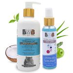 BWB Natural Shampoo for Persian Cats.PARABEN Free+Alcohol Free+pH Balance with Conditioner & Moisturiser and Added Alovera,NEEM,Coconut & Amla extracts (300ML + DEOSPRAY)