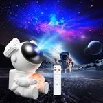 Astronaut Projector,LED Starry sky Projector,Galaxy Star Night Light, Spaceman Projector with moon lamp, remote control & timer,Star Projector lamp for children and adults