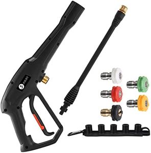 JOEJET High Pressure Washer Replacement Gun with Jet Wand and 5 Spray Nozzle Tips, Compatible with Some Karcher, Ryobi, Powerstroke Electric Power Washer