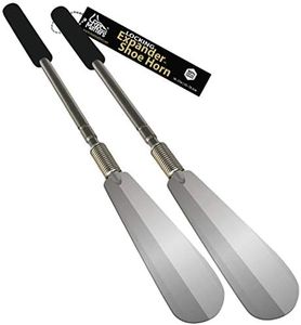FOOTMATTERS Expander Shoe Horn Extra Long Handle - Twist to Lock - Extends 16 to 31 inches