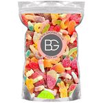 BG Fizzy Quality Pick & Mix Sweets - Large Retro Candy Sweeties 800g Pouch Sour Chewy Pick n Mix