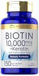 Biotin 10000mcg | 150 Capsules | Be