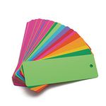 Hygloss Products Bright Bookmarks - Fun to Personalize - 12 Assorted Vibrant Colors - Cardstock Bookmarks - Value Pack - 100 Pack