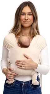 WildBird - Aerial Buckle Wrap - 0-6 Months - Large (L-4XL) Sparrow - Newborn Baby Carrier - Front Carry - Soft Fabric, Straps, Head Support, Padded Waist Belt - Baby Essentials - New Mom Gifts