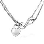 XIUDA Infinity Urn Necklace Ashes Necklac