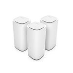 Linksys Velop Pro 7 Mesh WiFi 7 System MBE7003 - Cognitive Mesh Router with Tri-Band and over 10 Gbps Speeds - Whole Home Coverage up to 825 sqm. - Connect 600 Devices - 3 Pack