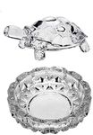 numeroastro Vastu | Feng Shui Crystal Tortoise | Turtle with Crystal Plate (12 X 8 Cms) (1 Set)