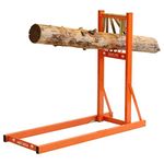 Forest Master QSH Quickfire Rapid Sawhorse Log Holder for Chainsaw - Efficient, Fast Loading Log Holder with Ground Spikes for Stable Woodcutting - No Assembly Required, Holds Up to 4m Long Logs