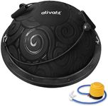 Ativafit Balance Ball Half Exercise Ball Balance Trainer Inflatable Yoga Ball for Home Gym Workouts Core Strength Fitness Half Ball with Resistance Bands, Pump, Support to 660 lbs