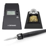 ERSA i-CON Nano MK2 ESD Soldering Station 80 Watt 150-450°C Digital Soldering Station with Feather-Light and Ergonomic i-Tool Nano MK2 Soldering Iron with Tip 'N Turn Change + 1.6 mm Soldering Tip