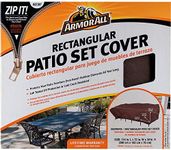 Armor All 114 x 72 x 30 Rectangle Table Cover, Brown