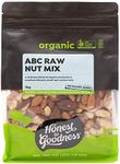 Honest to Goodness, Organic ABC Raw Nut Mix, 1kg - Hand Blended Almonds, Brazil nuts and Cashews! Unroasted and Unsalted. Enjoyed as a Snack or in Cooking.