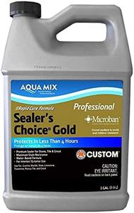 CSTM BLDG - Aqua Mix - Sealers Choice Gold - 1 Gallon (3.78L) #1 no-sheen, water-based coating sealer | for all natural stone surfaces, unglazed tile, porcelain, clay pavers, concrete, brick, masonry, and grout