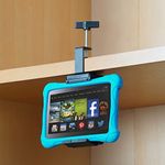 TFY Universal Clamp Mount for Desk Shelf, Kitchen Cabinet Holder Compatible with Fire, Fire HD, Kindle, Kids Edition Tablets