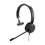 Jabra Evolve 30 II Mono UC - Professional Unified Communicaton Headset, Black, Mono Speaker