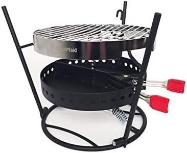 Camp Maid Three Piece Grill Set, Black