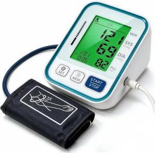 XQYM Upper Arm Blood Pressure Monitor for Home Use with Wide Range Cuff, Automatic Digital BP Machine with Large LCD Display, Voice Broadcast, 2x99 Sets Memory, Ideal for Family Health Monitoring