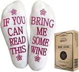 Wine Gifts for Women - Fun Cozy Socks for Women. Great Wine Accessories and Gifts for Women Under 25 Dollars !