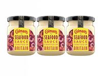 Colman's Seafood Sauce Jar 155g | Suitable for Vegetarians | Pack of 3