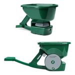 Crystals 3L Handheld Garden Seed & Fertiliser Spreader | Easy-to-Use Grass Feed & Weed Spreader | Adjustable Hand Seed Spreader for Lawn Care, Gardening & Even Coverage (3L Seed Spreader)