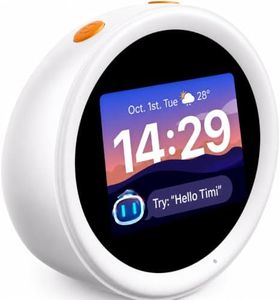 Kinglucky Smart Alarm Clock for Kids, Digital AI Companion, Sound Machine for Sleep, Ok to Wake Sleep Trainer, Pomodoro Timer, 800+ Stories &12 White Noise, Battery Powered Clock, Eye Protection