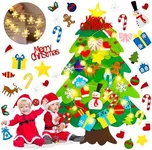 Felt Christmas Tree for Kids Wall, 