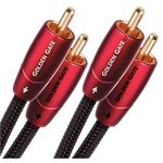 AudioQuest 2m Golden Gate RCA Audio Cable 2 x RCA Black - Audio Cables (2 x RCA, 2 x RCA, Copper, 2 m, Black)