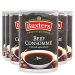 Baxters Chef Selections Soups, Beef Consommé with Cask Aged Sherry, 400 g (Pack of 6)