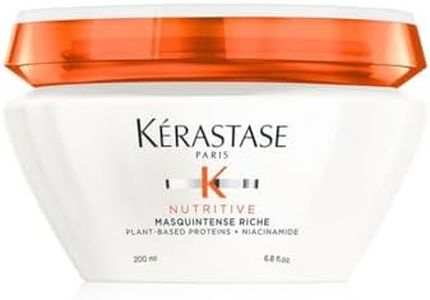 Kérastase Nutritive, Rich Deep Nutrition Hair Mask for Very Dry Medium to Thick Hair, With Niacinamide, Intensely Nourishing and Hydrating, Masquintense Riche, 200 ml