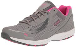 Ryka Women's Dash 3 Walking Shoe, Grey/Pink, 10 M US