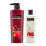 Tresemme Keratin Smooth Shampoo, 580 ml with Keratin Smooth Conditioner, 190 ml