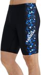 KEOYA Men's Standard Swim Jammer Athletic Training Swimwear UPF 50+ Swimming Shorts Quick Dry Competitive Swimming Suit XL