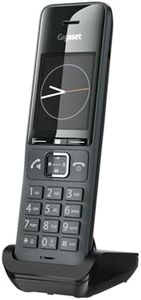 Gigaset Comfort 520HX - Teléfono inalámbrico para router y base DECT- Función Manos Libre - Bloqueo de Llamadas Anónimas - Compatible con Fritzbox- Pantalla a color - Color Gris Titanio