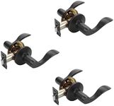 Dynasty Hardware HER-82-12P Heritage Lever Door Latch Passage Set, Aged Oil Rubbed Bronze, Contractor Pack (3 Pack)