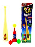 Toy World Sporty Pop Up & Strike Baseball Set with Automatic Ball Launcher for Kids