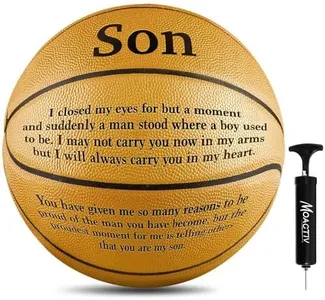 Moactiv Basketball Gifts for Parents for Their Sons - Suitable for Indoor and Outdoor - Personalized Christmas Graduate Day Gifts - Gifts with Love